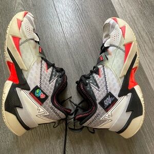 Kids Jordan Why Not Zer0.3 Shoes - Black, White, Red